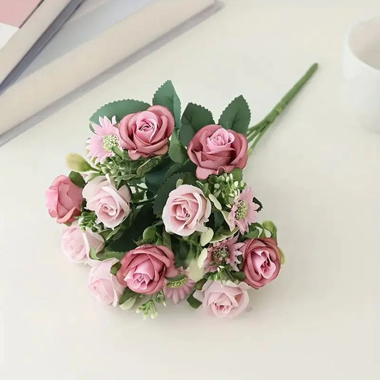 Artificial Pink Flower for Wedding and Home Decoration