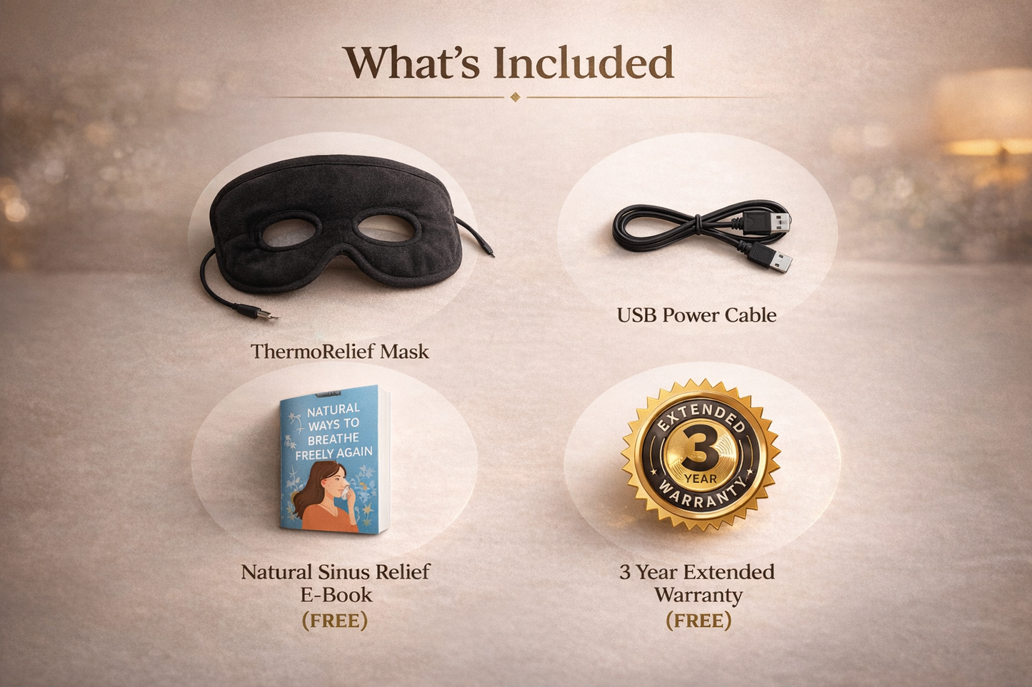 Sharkiss™ Sinus Relief Heating Mask