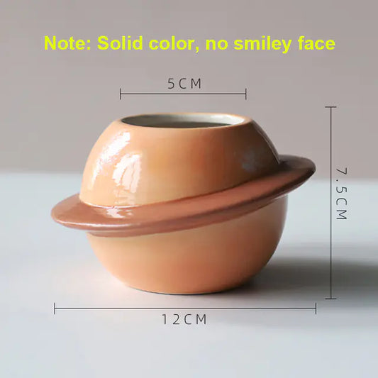 Cute Ceramic Succulent Flowerpot for Home Decoration